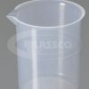 Plastična laboratorijska čaša 250 ml, poluprovidna, reljefna graduacija, Glassco